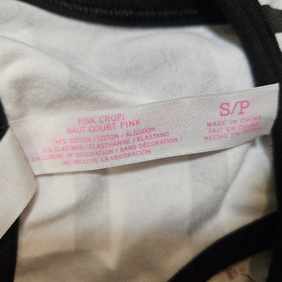 PINK Victoria's Secret Gray and Black Racerback Bra Top - Picture 4 of 6